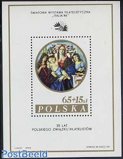 Italia 85 s/s (extra text: 35 years Polish phil..)