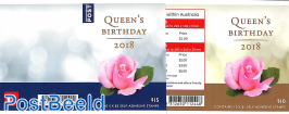 Queen birthday 2 foil booklets