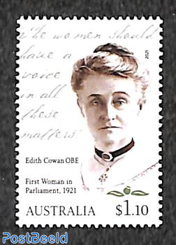 Edith Cowan, first woman in parliament 1v