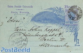 Postcard 80r from Rio de Janeiro to Berlin 