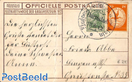 Airmail postcard (folded)