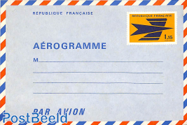 Aerogramme 1.15 blue/yellow