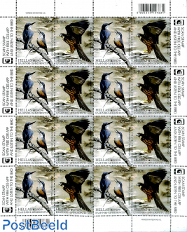 Europa, birds of Prey m/s (with 8 sets)