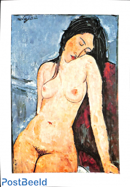 Amedeo Modigliani, Nu assis,  vers 1917