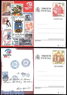 Postcard set Espana 84 (2 cards)