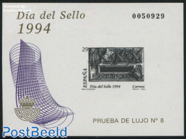 Stamp Day, Special sheet (not valid for postage)