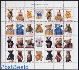 Teddy bears 2x12v sheet