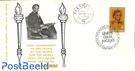 Abraham Lincoln, FDC without address
