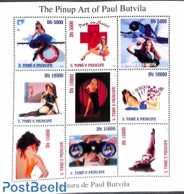 Pin Up art of Paul Butvila 9v m/s