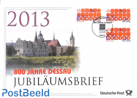 Jubiläumsbrief  800 years Dessau