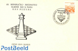 Special card, chess topic