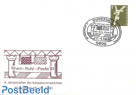 Special cover, chess topic