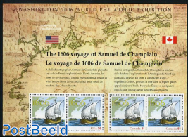 Samuel de Champlain s/s (joint & same issue USA)