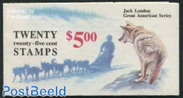 Jack London booklet (with 20 stamps)