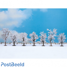 Winter Trees (7pcs) ~ 8-10cm