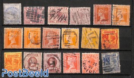 Lot used stamps Victoria