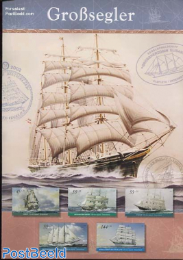 Special folder Sailing ships (5v)
