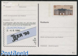 Postcard 60pf, Quadronale