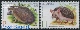 Hedgehogs 2v, joint issue Kazakhstan