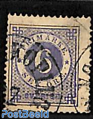 6o, perf. 14, blueviolet, used