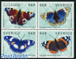 Butterflies 4v [+], joint issue Singapore