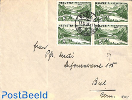 Envelope from Basel to Bern