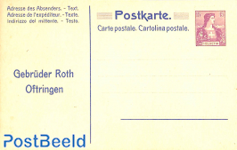 Private Postcard 15c, Gebr. Roth