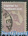9p, Type II, Stamp out of set