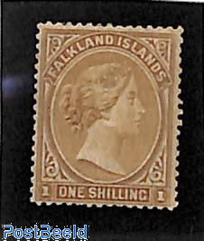 1sh, without WM, Stamp out of set
