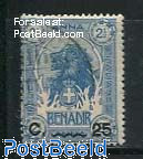 25c, Stamp out of set