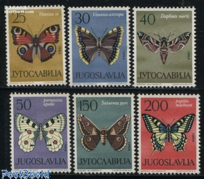 Lot timbres papillons - Collection