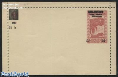 Enveloppe Postale Yougoslavie 1918 - 4 Marques Postales Zagreb - Collection Philatélie