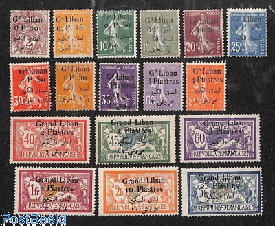 Dispoliste de timbres de la République du LIBAN N° 1 - Collection