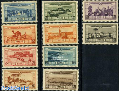 Airmail definitives 10v