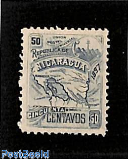 50c, with WM, Stamp out of set