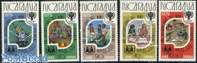 Olympic games, silver overprints 5v