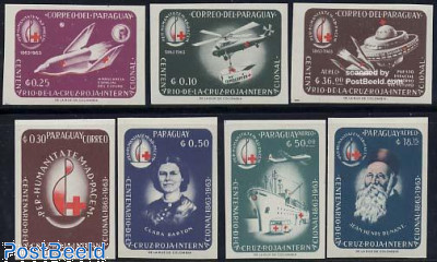 Red Cross 7v imperforated