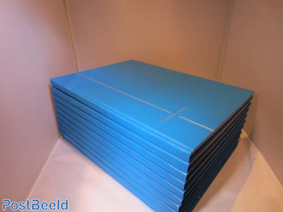 10 x Stockbook 8 pages Electric blue