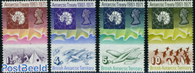 Antarctic treaty 4v