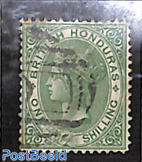 1sh, WM Crown-CC, perf. 14, Stamp out of set