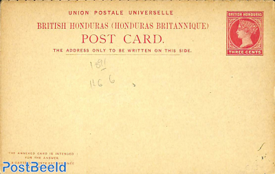 Reply Paid Postcard 3/3c