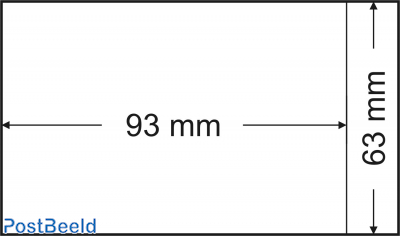 500 glassine bags 63x93mm