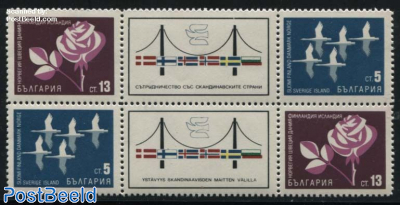 Scandinavian co-operation 2x2v with tabs