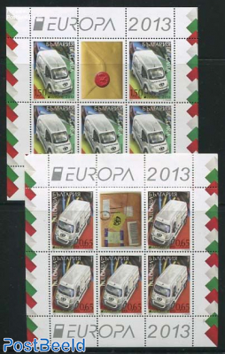 Europa, postal transport 2 m/s