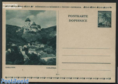 Illustrated Postcard 60h, Karlstein