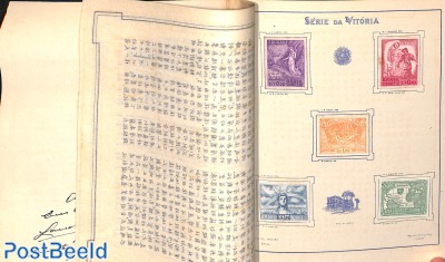 Special folder with Victory stamps