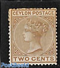 2c, WM Crown-CC, perf. 14, Stamp out of set
