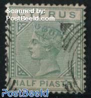 1/2Pia, Type I, Smaragdgreen, Stamp out of set