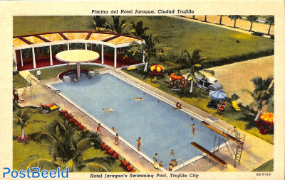 Postcard 2c, Swimming pool