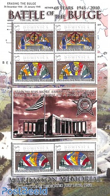 Sheet with personal stamps, Battle of Bulge